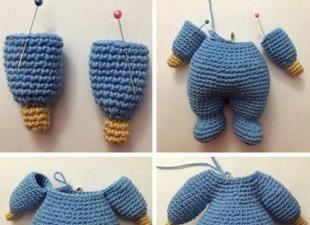 Heklane igračke s opisima i uzorcima za početnike, uzorci, profesionalno amigurumi pletenje Kako heklati lutku