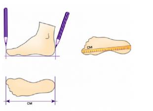 Tačnu veličinu cipela određujemo na osnovu dužine stopala